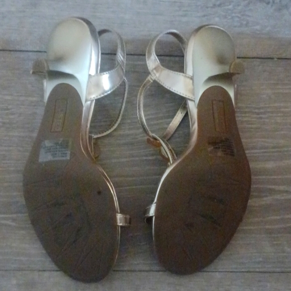 NEW Unlisted Champagne Party Heels Size 7 - Picture 6 of 6